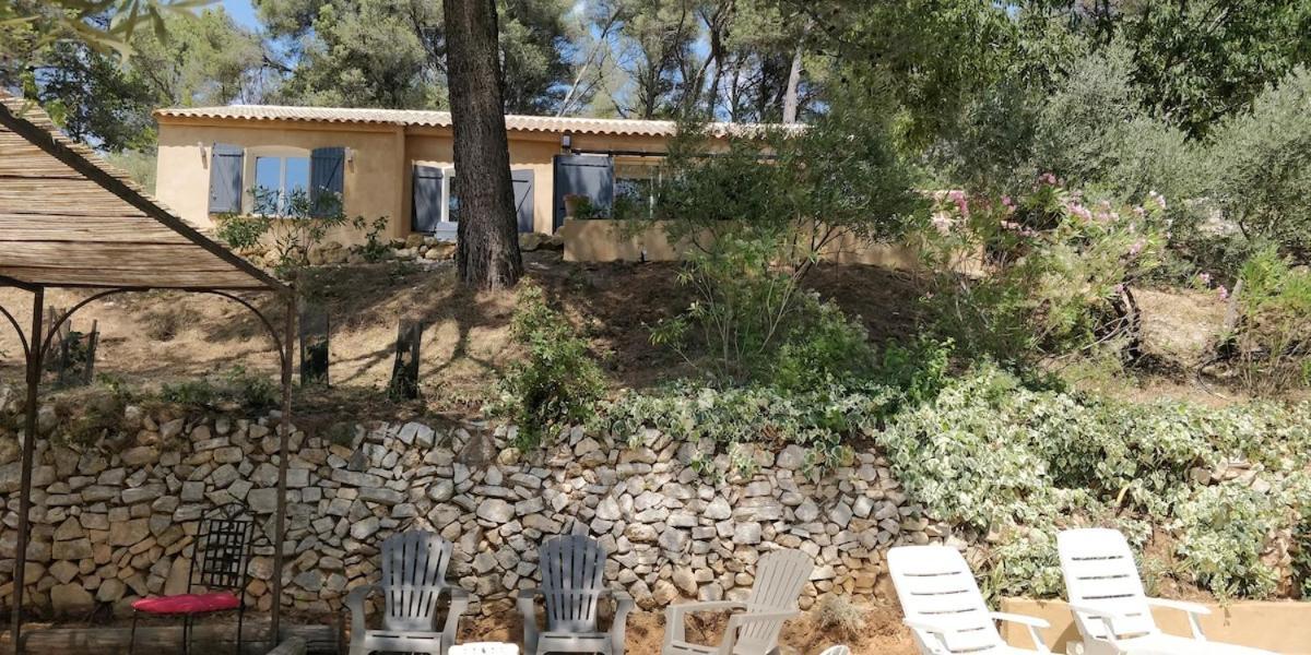 Villa Cigalons En Pleine Pinede Avec Piscine Chauffee De Mai A Septembre Ориоль Экстерьер фото