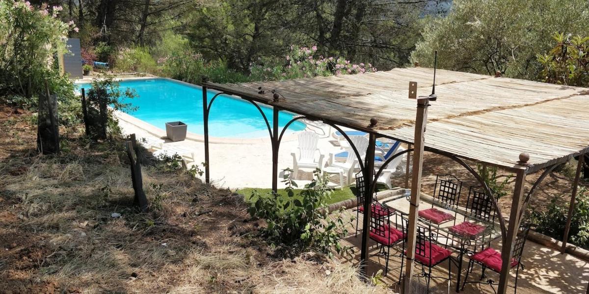 Villa Cigalons En Pleine Pinede Avec Piscine Chauffee De Mai A Septembre Ориоль Экстерьер фото