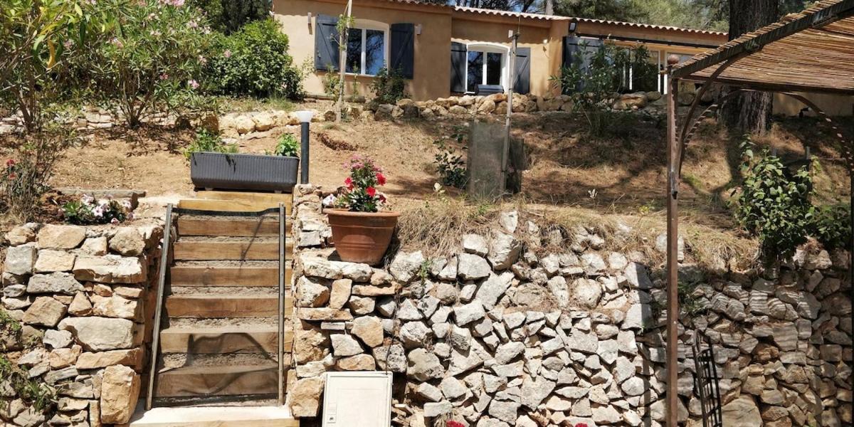 Villa Cigalons En Pleine Pinede Avec Piscine Chauffee De Mai A Septembre Ориоль Экстерьер фото